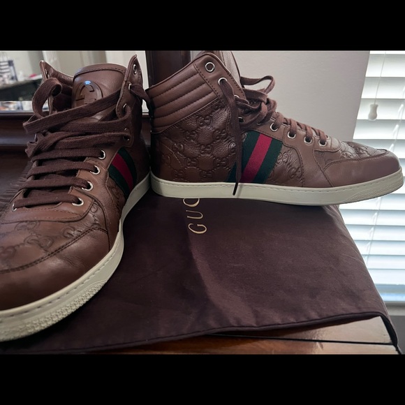 Mens Gucci sneakers size 8.5 G - Picture 5 of 8